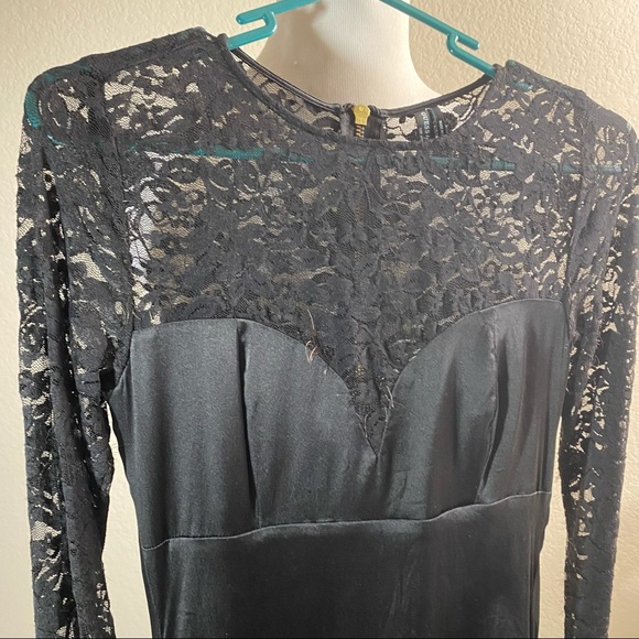 Guess by Marciano Silk Lace Mini Dress black XS - Picture 3 of 13